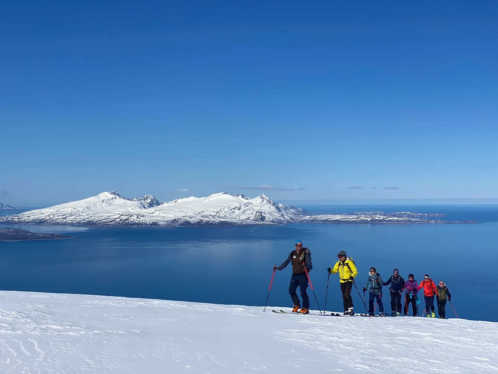 Norvege alpes Lyngen guides de montagne ski randonnée ski touring
